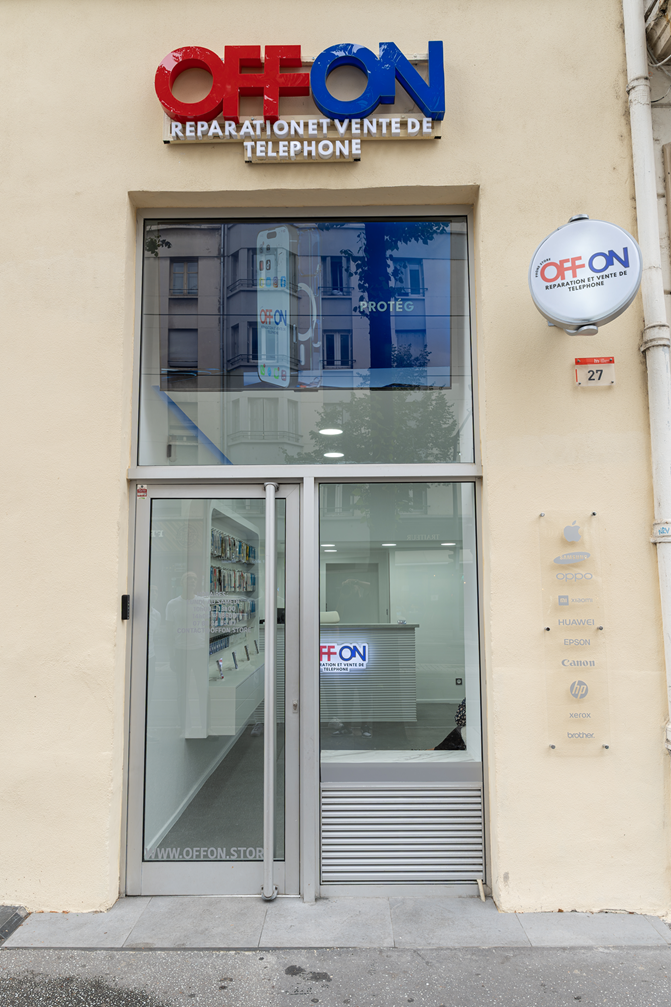 Boutique OFF ON Réparation Téléphones Lyon 69007 à Lyon 69007